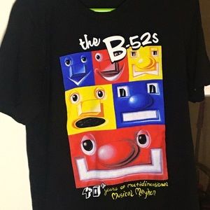 The B52s official 40th anniversary tour shirt